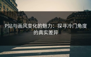 P站与画风变化的魅力：探寻冷门角度的真实差异