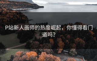 P站新人画师的热度崛起，你懂得看门道吗？