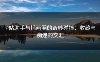 P站助手与插画圈的奇妙碰撞：收藏与痴迷的交汇
